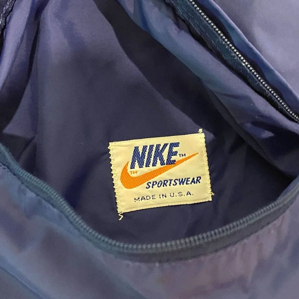 Vintage 70s Nike Sportswear 1/4 Zip Windbreaker Jacket Mens Size L Made in USA